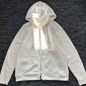 Sonoma Plush White Fleece Jacket